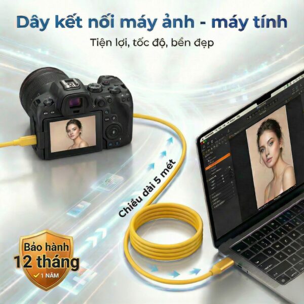 dây kết nối máy ảnh với máy tính