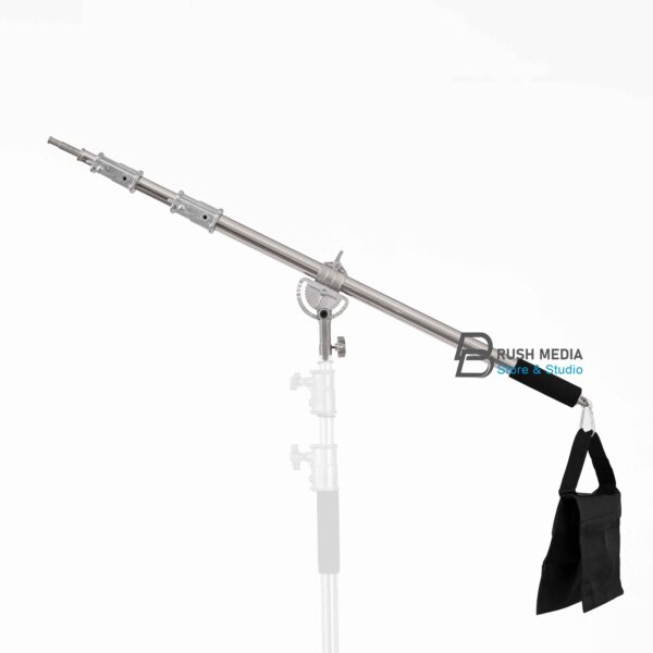 Tay boom treo đèn inox